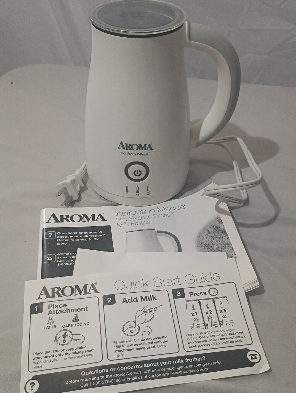 Aroma Housewares Hot X-Press Milk Frother